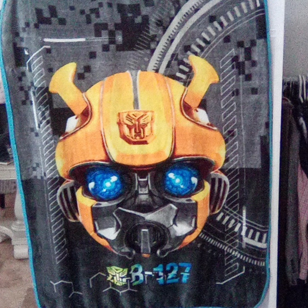 Transformers Bumblebee Fleece Throw Blanket